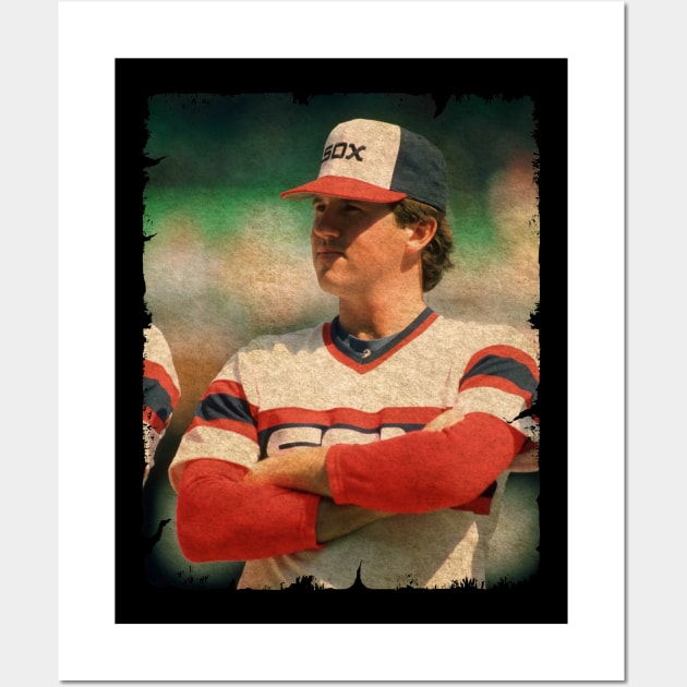 Richard Dotson in Chicago White Sox, 1983 Wall Art by SOEKAMPTI